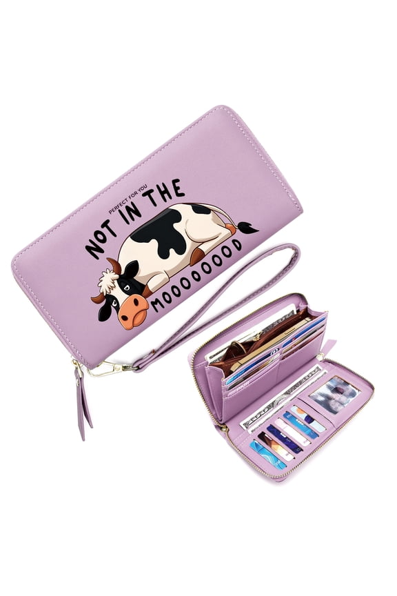 Personalized RFID Wallet for Women Removable Wrist Strap for Women Made on Demand Original Designs Love Eyecatching Accessory Snap Button Wallet