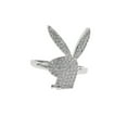 thumbnail image 1 of Personalized Rabbit Micro-Set Opaline Rock Hip-Hop Ring, 1 of 4