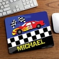 thumbnail image 1 of Personalized Race Car Mouse Pad, 1 of 1