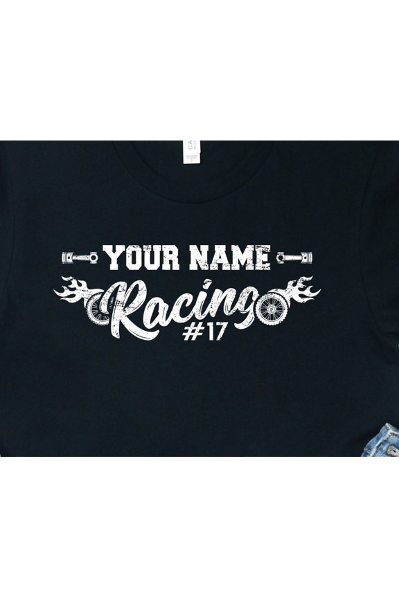 Personalized Racing TShirt Custom Name Family Racing Gift