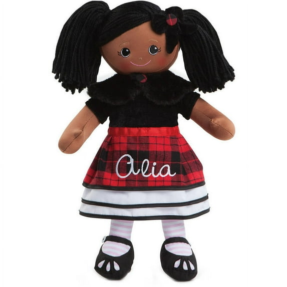 Personalized Rag Doll With Winter Dress