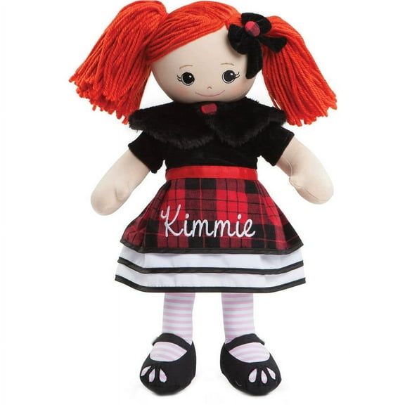 Personalized Rag Doll With Winter Dress