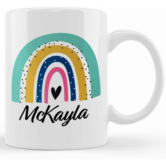 Personalized Rainbow Name Mug Custom Name Mug Any Text Mug For Mom Custom Text Rainbow Mug New Mommy Birthday Gift Mothers Day, Mother's Day Gifts For Mom From Son, Kids, Gift For Mom, F