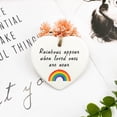 thumbnail image 1 of Personalized Rainbow Ornament, Sentimental Keepsake, Memorial Remembrance Gift, Ceramic Hanging Decoration, 1 of 3