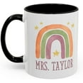 thumbnail image 1 of Personalized Rainbow Teacher Gift, Custom Name Coffee Cup for Educators, Back to School, Teacher Appreciation Gift, End of Term Gifts, 1 of 4