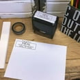 thumbnail image 1 of Personalized Rectangular Self-Inking Rubber Stamp - The Whitaker, 1 of 2