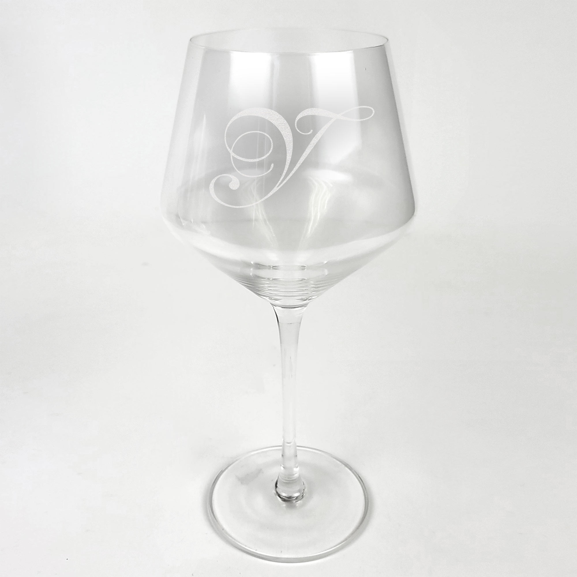 Initial Glass Personalized Red Wine Glass With Initial - Walmart.com