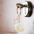 thumbnail image 1 of Translucent Resin Personalized Keychain Customizable Alphabet Letter Pendant Gift for Women, 1 of 9