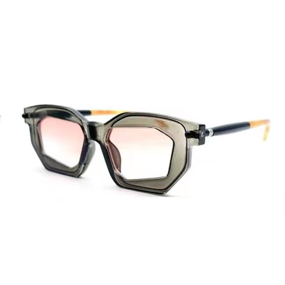 Retro Sunglasses for Women and Men Small Frame AC Lens Sun Visor Protection Literary Box Sunglasses and Personalized