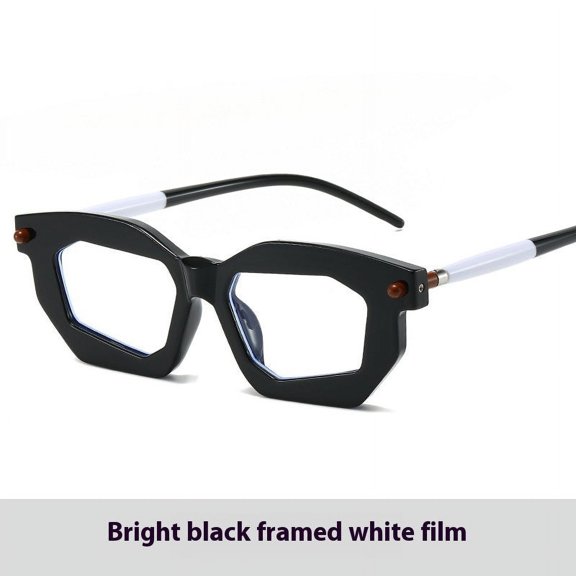 Retro Sunglasses for Women and Men Small Frame AC Lens Sun Visor Protection Literary Box Sunglasses and Personalized