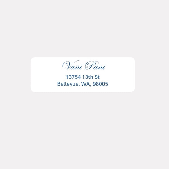 Return Address Labels Address One Line Personalized Return Address Labels - Address Labels on Sheets, return ...