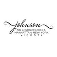 thumbnail image 1 of Personalized Return Address Stamp Self Inking Custom Rubber Stamper Johnson Colop By Printtoo, 1 of 1