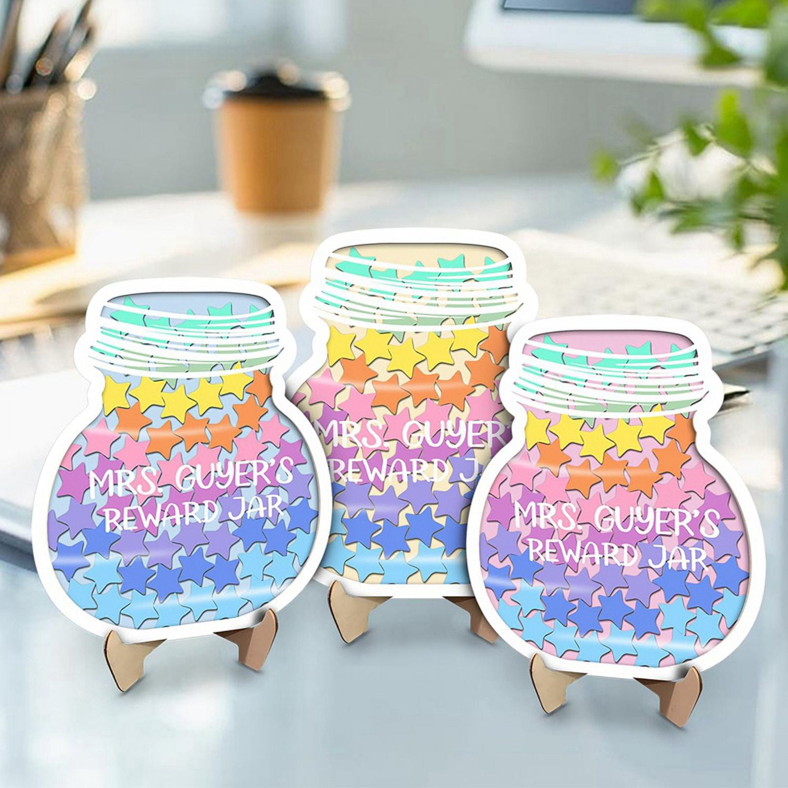 Personalized Reward Jar, Star Reward Jar for Kids, Reward Jar Classroom