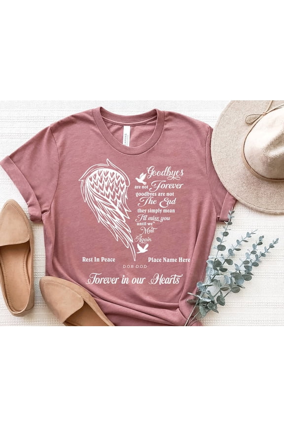 Personalized Rip Shirt Custom Memorial Shirt Name and Date Rest in Peace Tshirt Customized