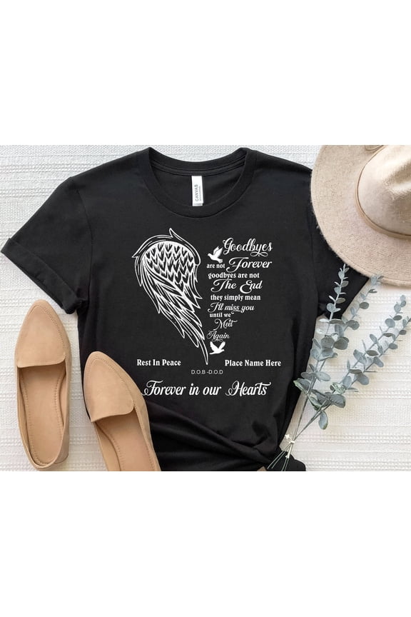 Personalized Rip Shirt Custom Memorial Shirt Name and Date Rest in Peace Tshirt Customized