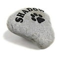 Personalized River Stone Pet Memorial Stones Headstone Grave Marker for