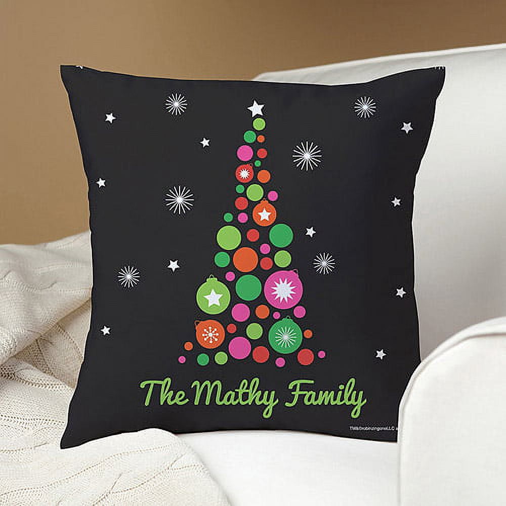 Personalized Robin Zingone Christmas Tree Pillow