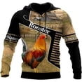 thumbnail image 1 of Personalized Rooster 3D gamefowl hoodies for men, mexican hoodie, rottweiler,fighting rooster redbull batalla de los gallos Unisex Hoodie, T Shirt, Zip Up Hoodie, Sweatshirt For Men Women HD529 (3XL), 1 of 5