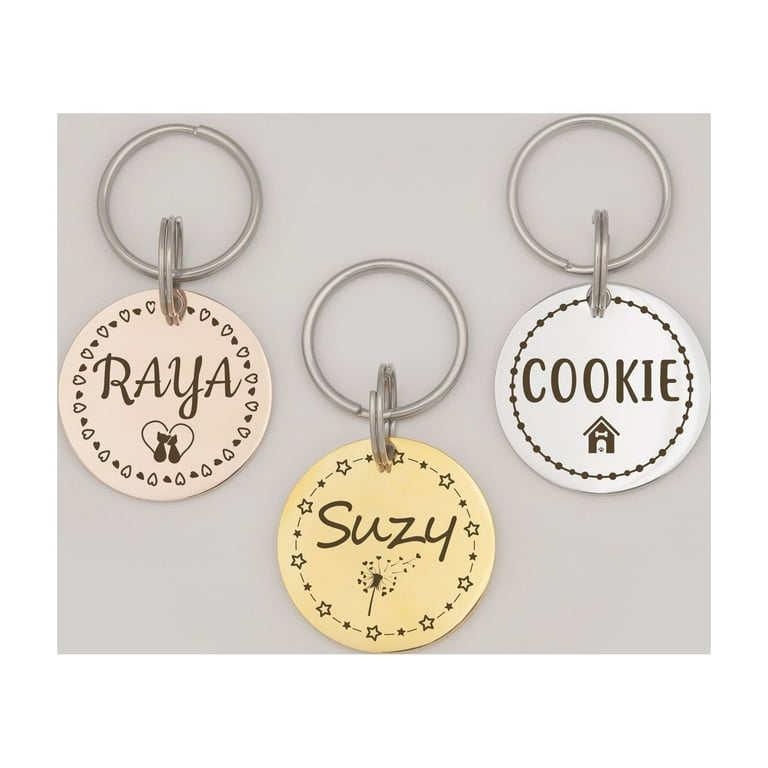 Cat id sales tags walmart