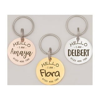 Personalized pet tags walmart online