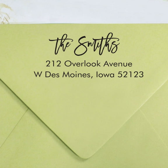 Personalized Rubber Stamp Proposal Gift Idea Self Inking Custom Return Address Stamp