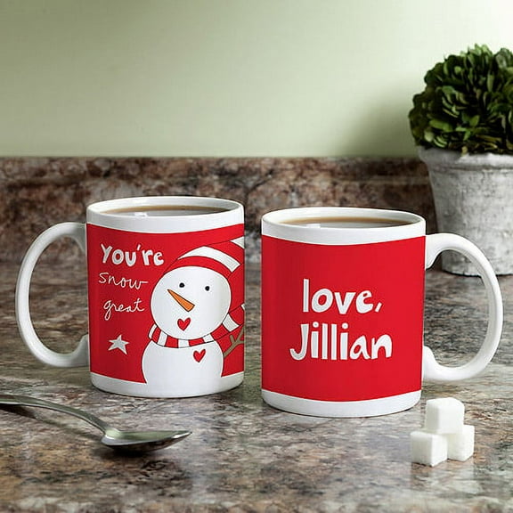 Personalized Sandra Magsamen Coffee Mug - You're Snow Great