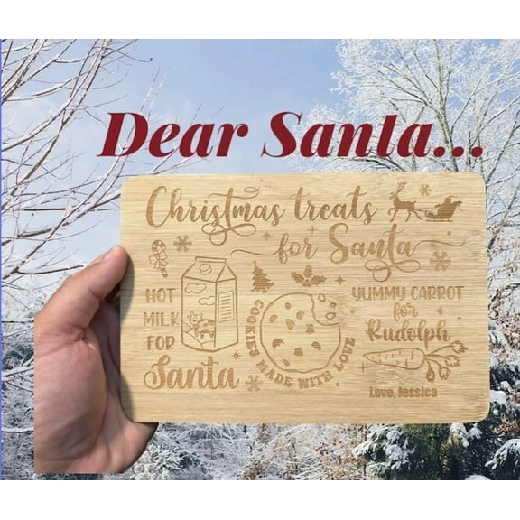 Personalized Santa Tray
