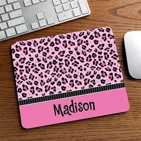 Personalized Sassy Leopard Mouse Pad