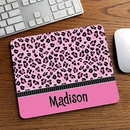 Personalized Sassy Leopard Mouse Pad