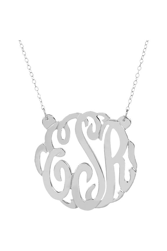 Personalized Script Monogram Necklace