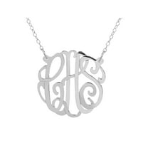 Personalized Script Monogram Necklace