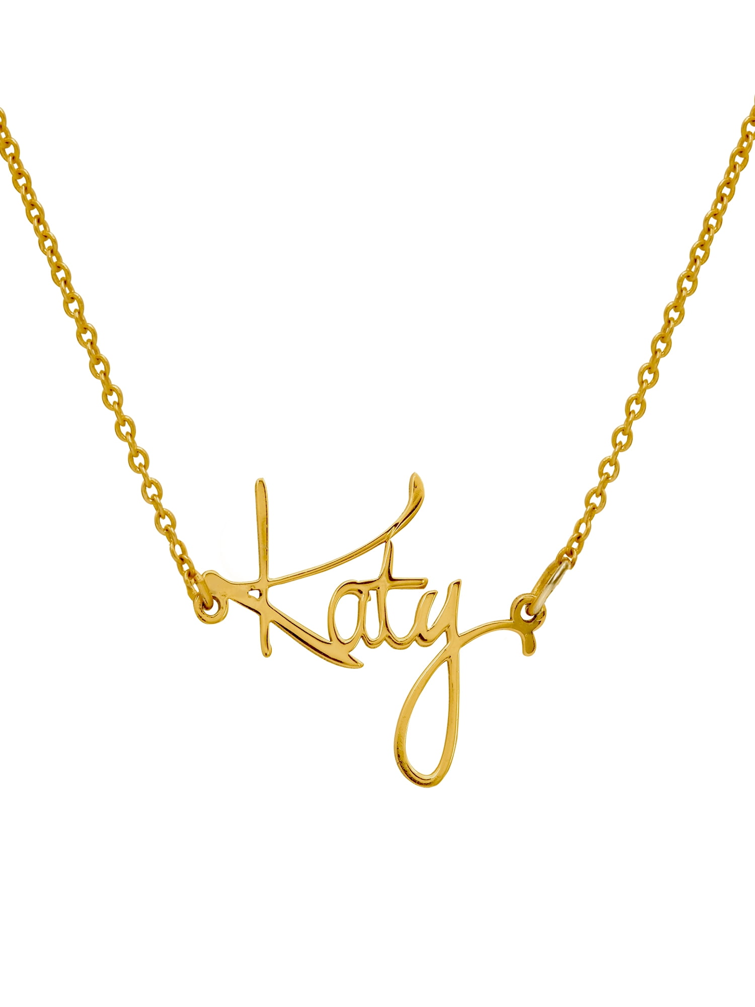 Personalized Script Name Choker Necklace