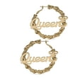 thumbnail image 1 of Personalized Script Name Earrings, 1 of 1