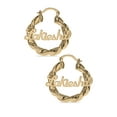 thumbnail image 1 of Personalized Script Name Earrings, 1 of 1