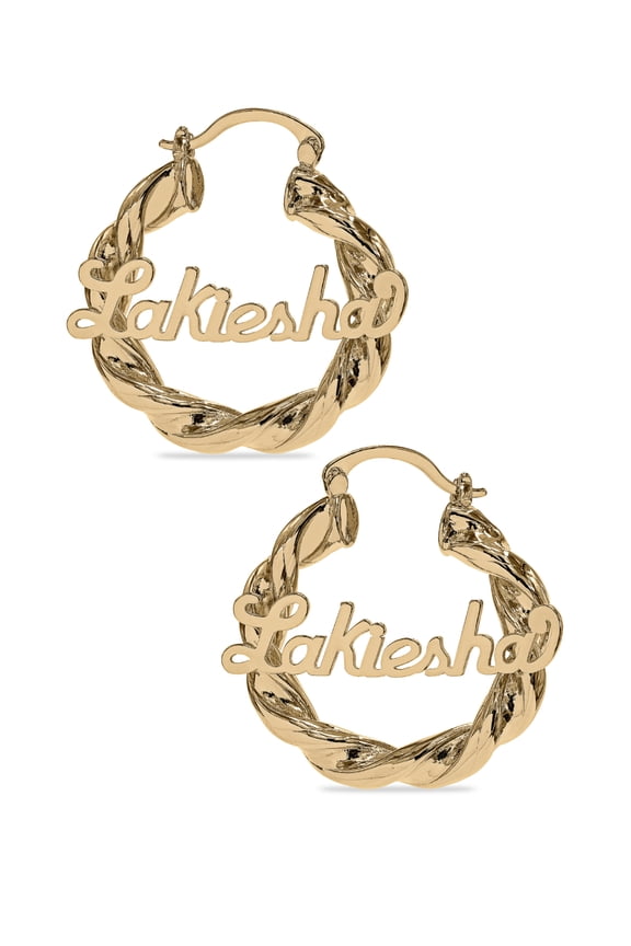 Personalized Script Name Earrings