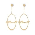 thumbnail image 1 of Personalized Script Name Earrings, 1 of 1