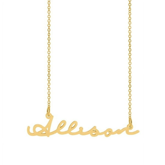 Personalized Script Name Necklace