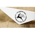 thumbnail image 1 of Personalized Self Inking Happy Holiday Stamp Custom Address Stamp Christmas Gift, 1 of 1