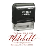Personalized Self Inking Signature Stamp Personalized Logo Stamper Proposal Gift Idea-Y2
