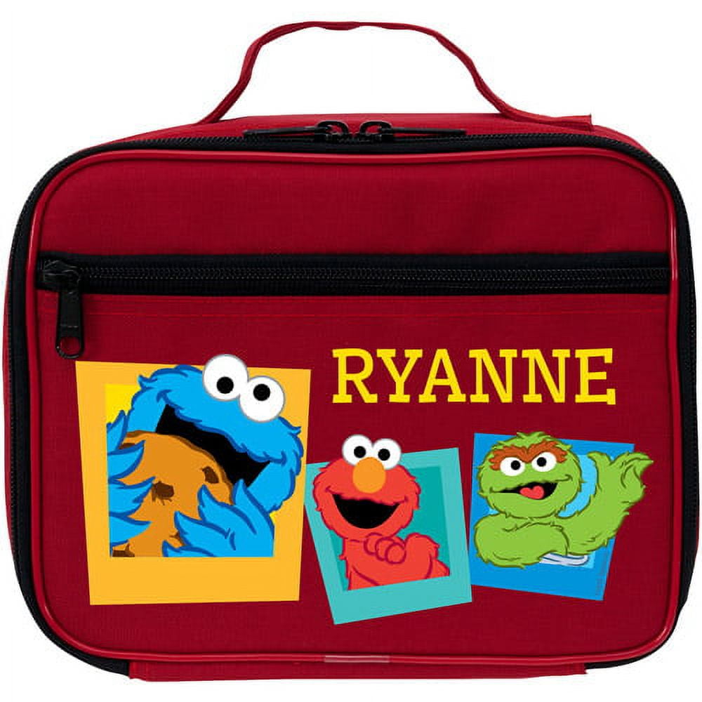 Sesame Street Elmo Boys Girls Soft Insulated School Lunch Box (One Size,  Multicolor)