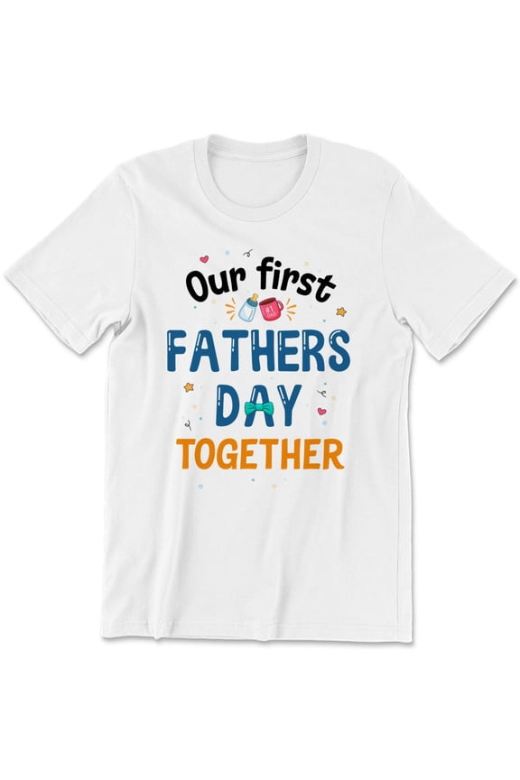 Personalized Set - Family Matching Outfit - Our First Father's Day Together - Gifts For Dad, Father, Son, Daughter - Father's Day Gifts