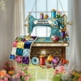 thumbnail image 1 of Personalized Sewing Machine Ornament - Sewing Room Decor, Seamstress Gift, Quilting Studio Crafting Christmas Keepsake, 1 of 7