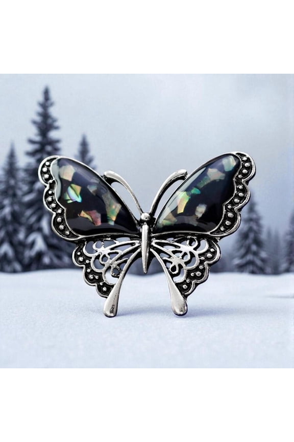 Personalized Shell Butterfly Brooch Insect Series Womens Fashion Jewelry Versatile Pin