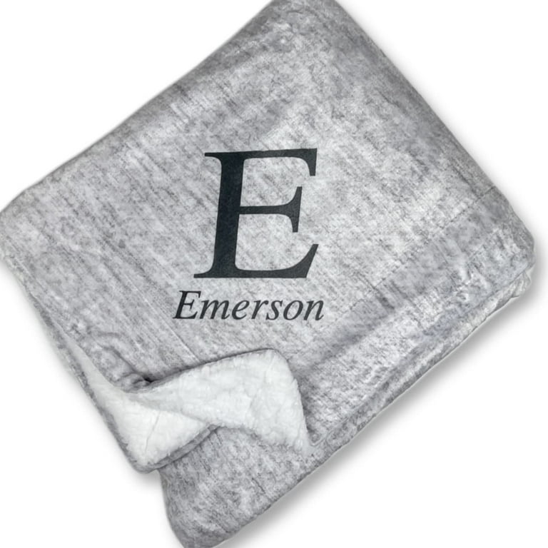 Personalized sherpa throw new arrivals