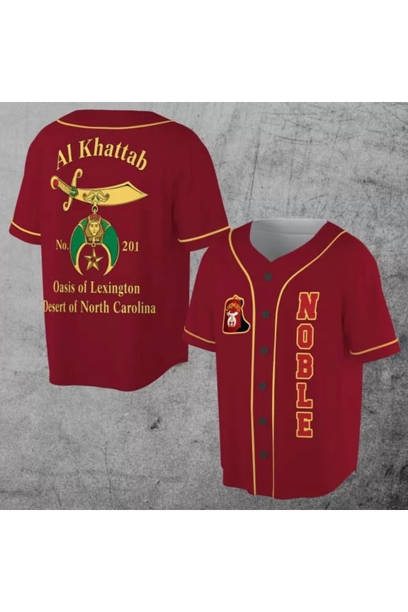 Personalized Shriners Temle Name Nobles Masonic 3D Baseball Jersey - Hot Sale 2026