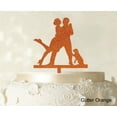 thumbnail image 1 of "Personalized Silhouette Cake Topper Wedding Couple Cake Topper Color Option Available 4""-6"" Inches Wide", 1 of 1