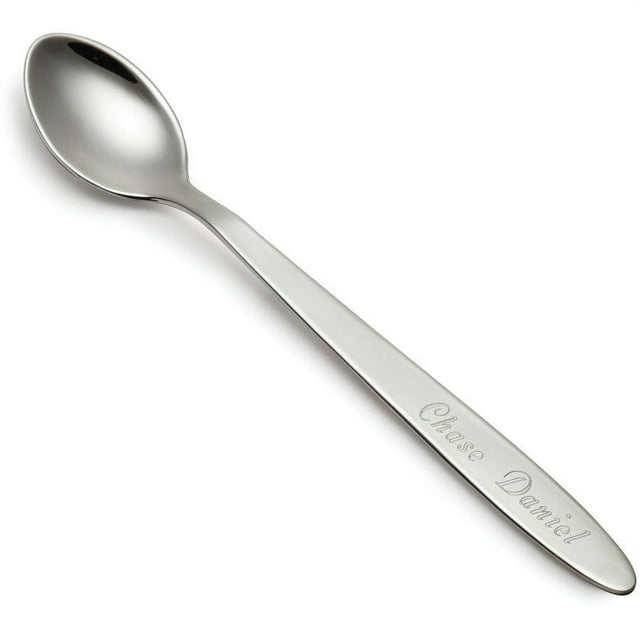 Personalized Silver Baby Spoon