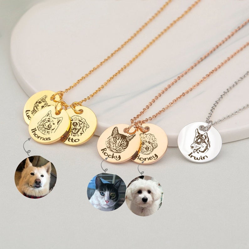 Extra Pendants For Custom Paw Print Necklace at Custom Paw Jewelry