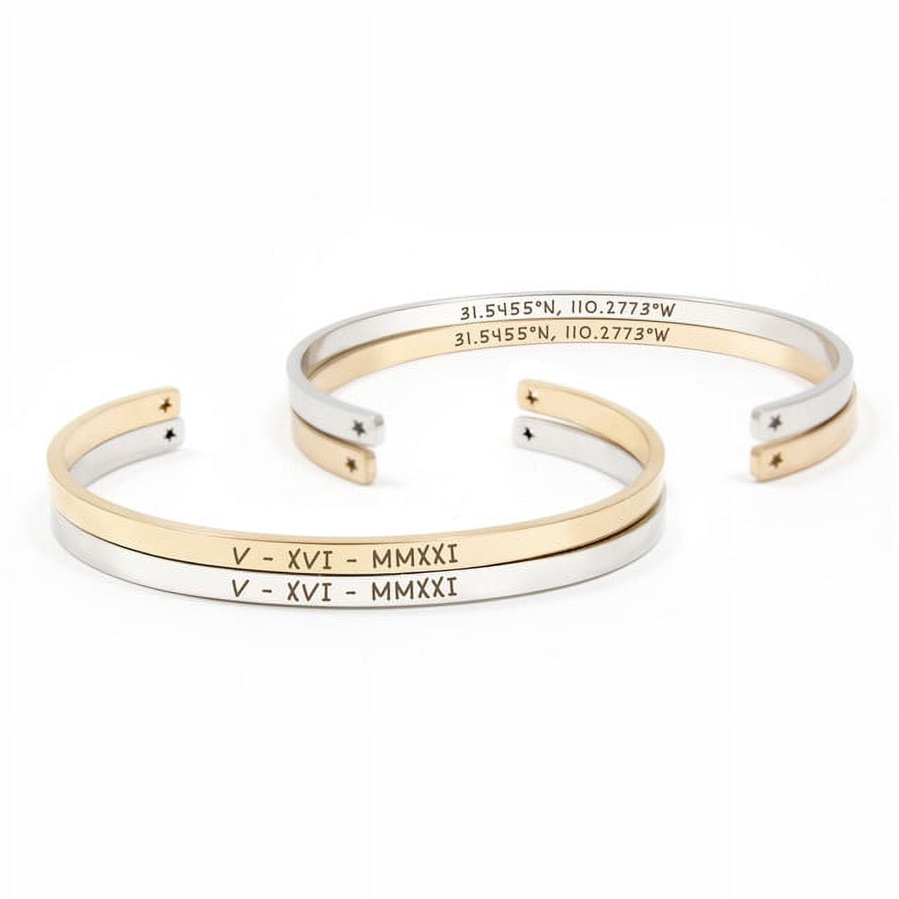 Personalized Gold and Rose Gold Stainless Steel Tarnish Resistant