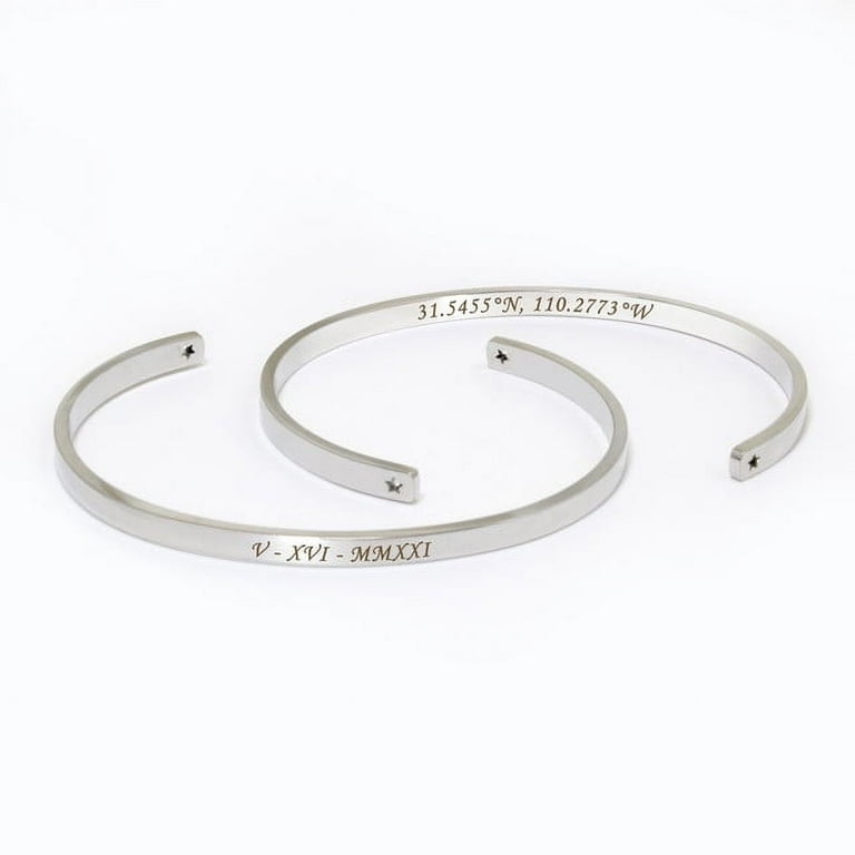 Engraved bangle 2024 for her
